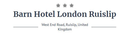Barn Hotel Ruislip
